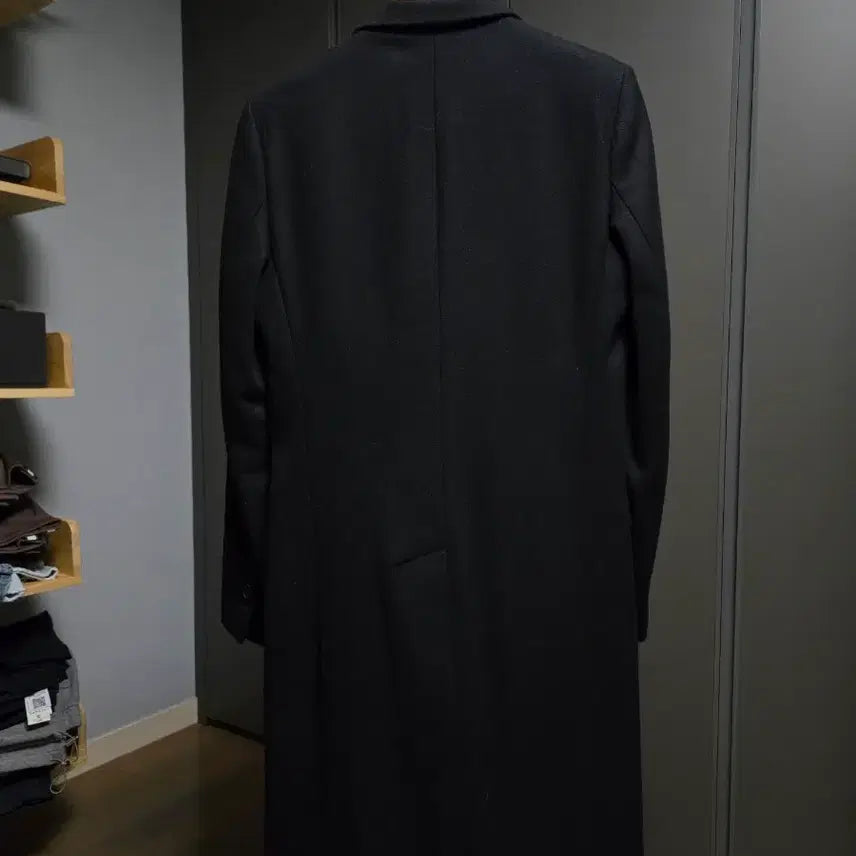 [BUNJANG] Sandro Black Long Coat - Size S / Sandro 산드로 블랙 롱코트 S 사이즈