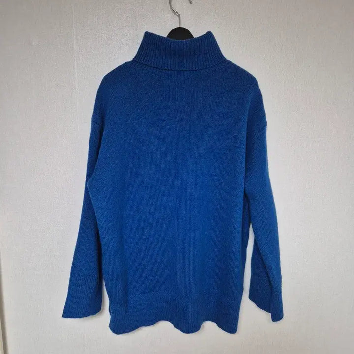 [BUNJANG] Jill Stuart Cashmere Blue Turtleneck Knit Top / 질스튜어트 캐시미어 파란색 터틀넥 폴라 니트 85