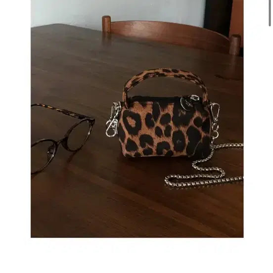 [BUNJANG] TUO Pudding Mini Leopard Bag / 투오 푸딩 미니 레오파드 백