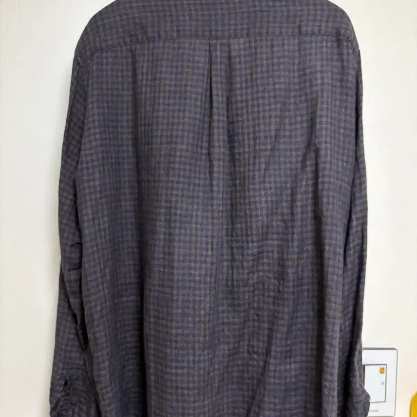 [BUNJANG] DKNY Linen Check Shirt / DKNY 린넨 체크 셔츠