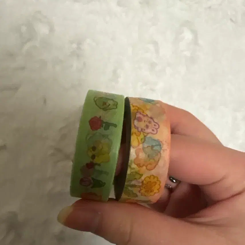 [BUNJANG] Pixelly Spring Goods Masking Tape Bundle Set / 픽셀리 봄굿즈 마스킹테이프 2종 일괄 판매