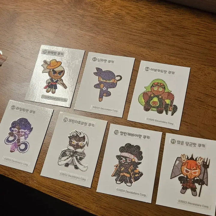 [BUNJANG] Cookie Run Kingdom Tteokbokki Stickers Bundle Set / 쿠키런 킹덤 띠부씰 일괄