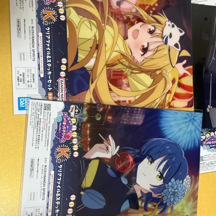 [BUNJANG] Bandai Bocchi the Rock! Clear File Bundle Set / 반다이 봇치더록 클리어파일 일괄