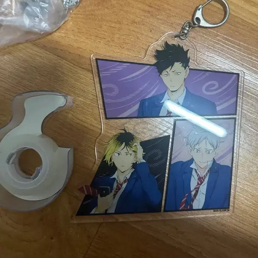 [BUNJANG] Nekoma Acrylic Keyring / 하이큐 네코마 아크릴 키링