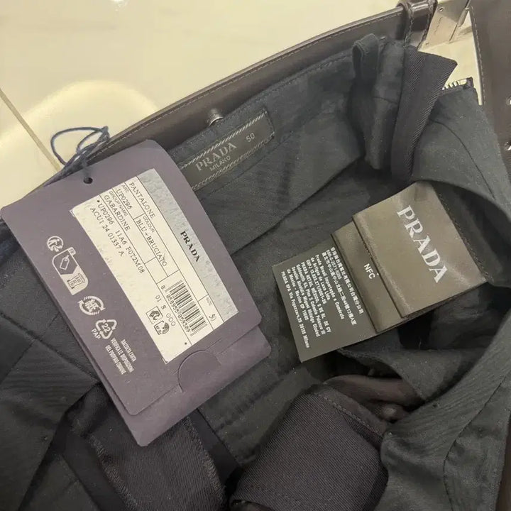 [BUNJANG] Prada Collection Belt Slacks (Size 50) / [50]프라다 컬렉션 벨트슬렉스
