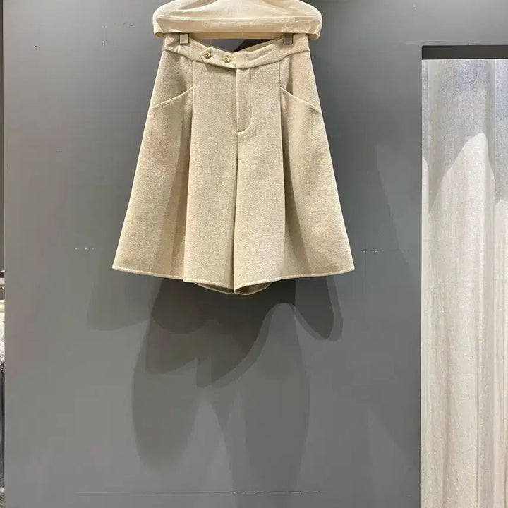 [BUNJANG] Cashmere Beige 5-Part Pants / 캐시 베스트 5부 팬츠(새상품)