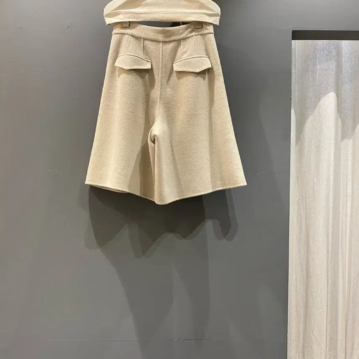 [BUNJANG] Cashmere Beige 5-Part Pants / 캐시 베스트 5부 팬츠(새상품)