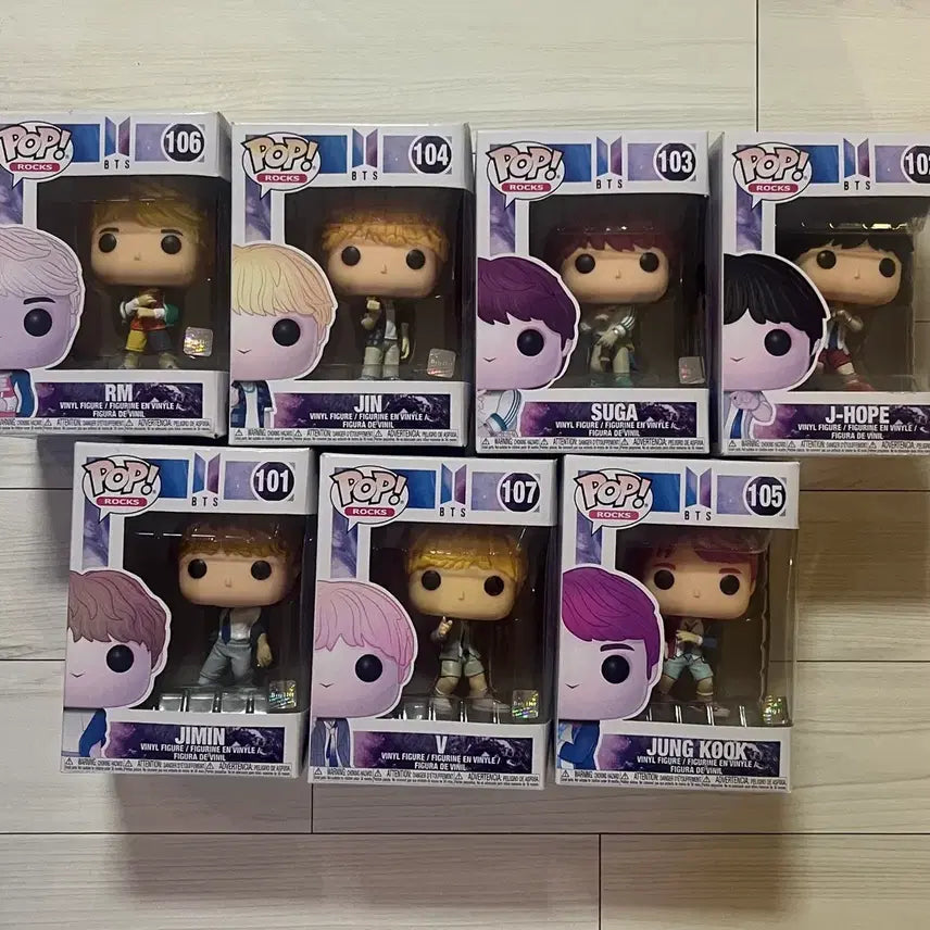 [BUNJANG] BTS Funko Pop Figure Bundle Set / BTS 펀코팝 피규어 전 멤버