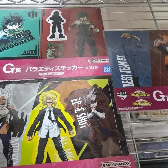 [BUNJANG] My Hero Academia G Prize Sticker Bundle Set / 히로아카 G상 스티커 일괄 미개봉