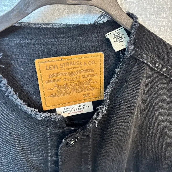 [BUNJANG] Levi's EDIFICE Black Denim Jacket (M) / 리바이스 에디피스별주 블랙 데님자켓 m