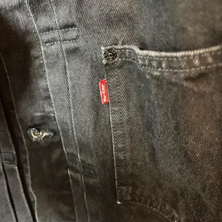 [BUNJANG] Levi's EDIFICE Black Denim Jacket (M) / 리바이스 에디피스별주 블랙 데님자켓 m