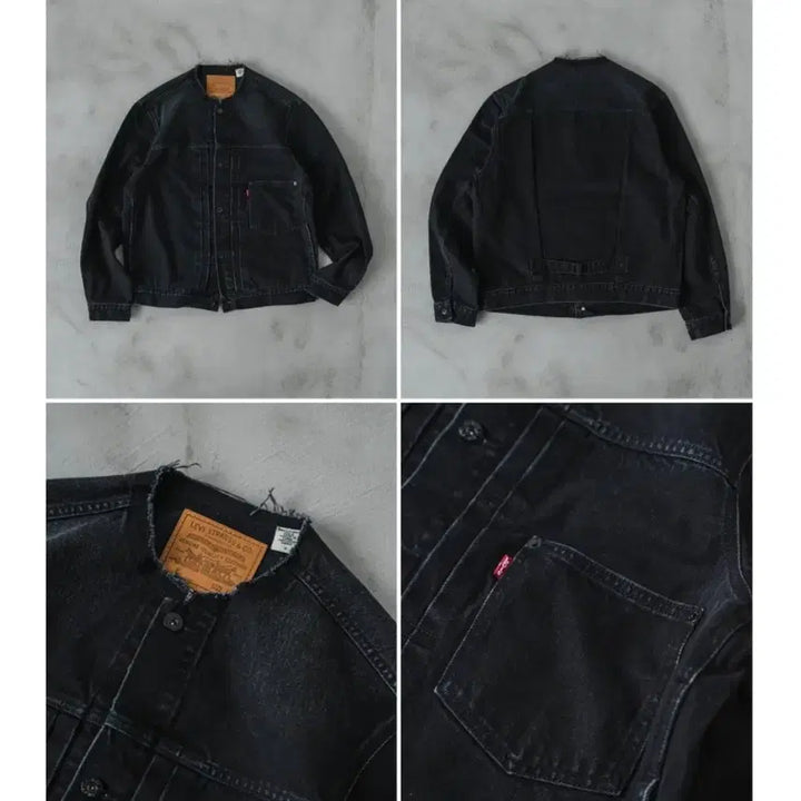 [BUNJANG] Levi's EDIFICE Black Denim Jacket (M) / 리바이스 에디피스별주 블랙 데님자켓 m