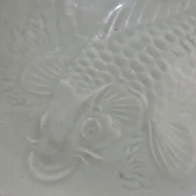 [BUNJANG] Celadon Porcelain Fish Plate / 잉어문 외사기 청접시