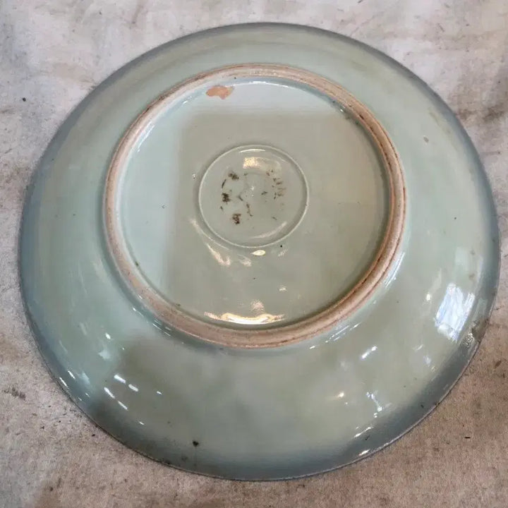 [BUNJANG] Celadon Porcelain Fish Plate / 잉어문 외사기 청접시