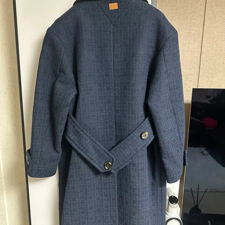 [BUNJANG] XXS Tommy Hilfiger 22FW Navy Stripe Collection Coat / [XXS] 타미힐피거 22FW 네이비 스트라이프 컬렉션 코트