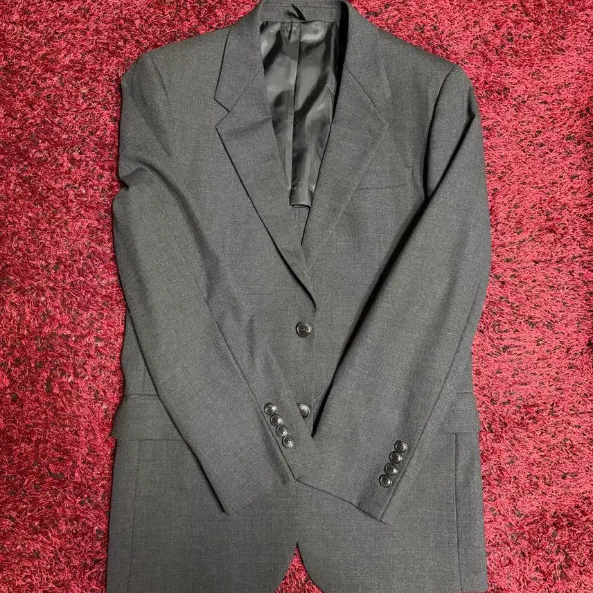 [BUNJANG] Customellow Charcoal Suit Set (Jacket + Pants) / customellow 커스텀멜로우 정장 셋업 (상의+하의) 판매