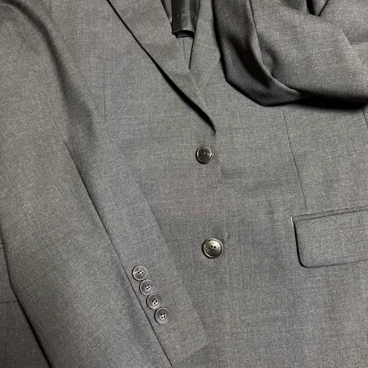 [BUNJANG] Customellow Charcoal Suit Set (Jacket + Pants) / customellow 커스텀멜로우 정장 셋업 (상의+하의) 판매