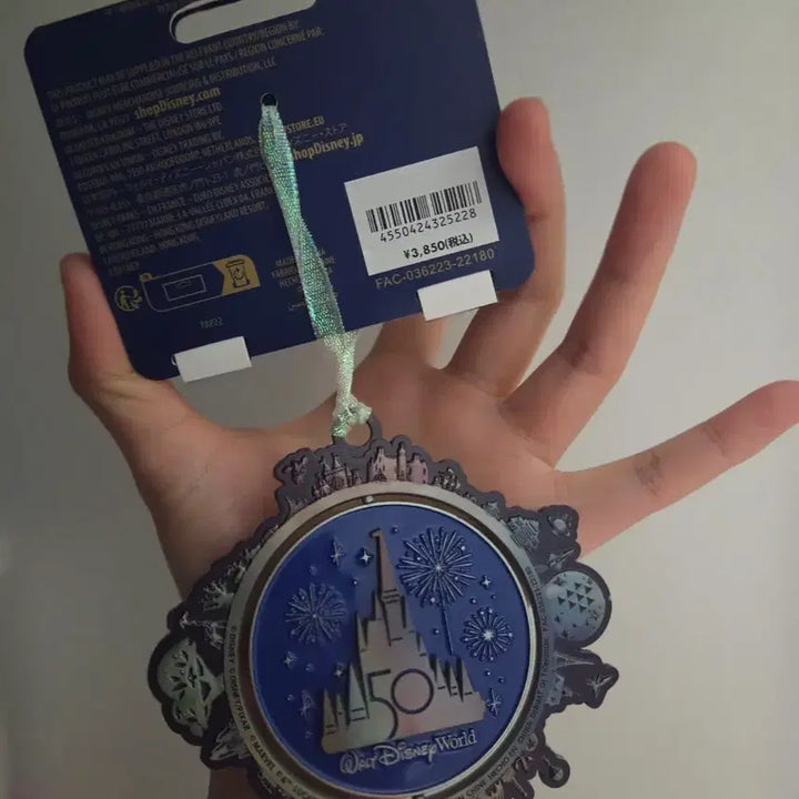 [BUNJANG] Disney World 50th Anniversary Mickey &amp; Minnie Ornament / 디즈니 월드 50주년 미키 미니 오너먼트