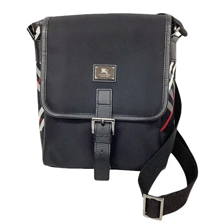 [BUNJANG] Burberry Nova Check Nylon Shoulder Crossbody Bag / [정품] 버버리 노바체크 나일론 숄더백 크로스백