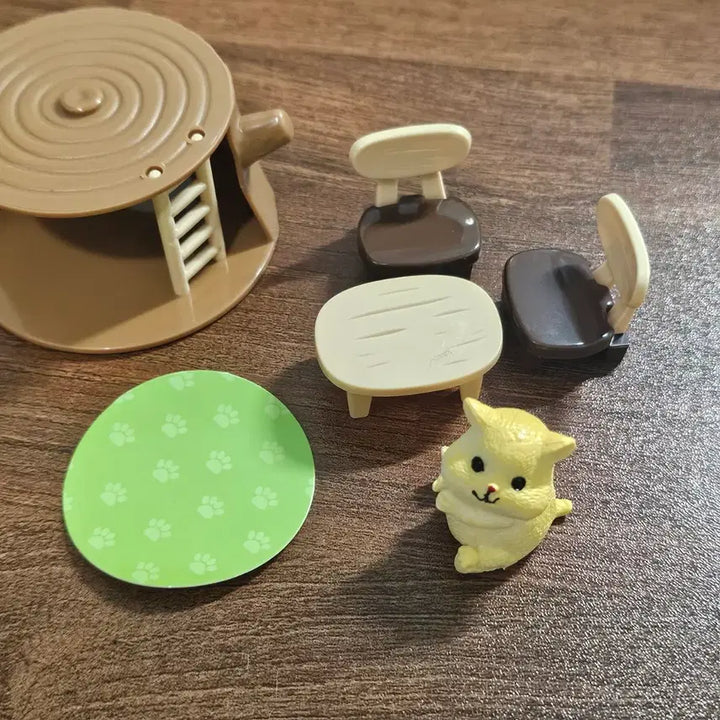[BUNJANG] Hamutori House Hamster Mini Figure Set [1st Floor] / 햄토리하우스 햄스터 랜덤 미니 피규어 세트 [1층]