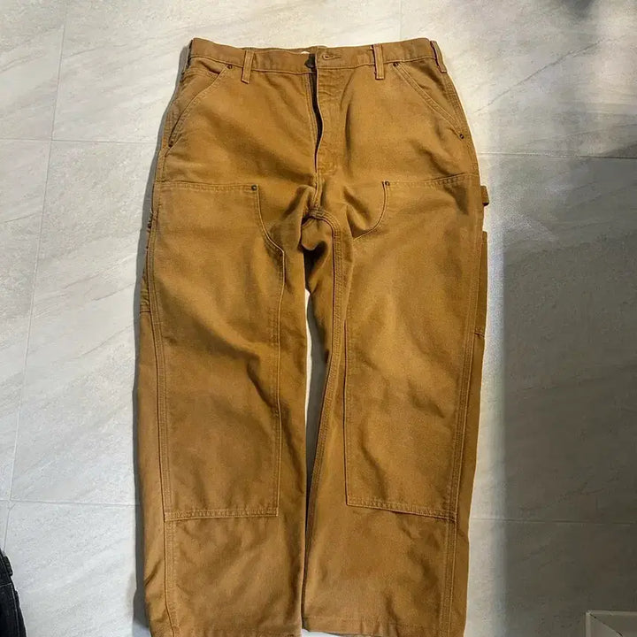 [BUNJANG] Carhartt Double Knee Painter Pants Beige 34x30 / [34x30] 칼하트 더블니 페인터 팬츠 베이지