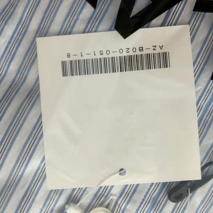 [SOLD OUT] 꼼데가르송 / 블랙 하트 와펜 스트라이프 셔츠 / L