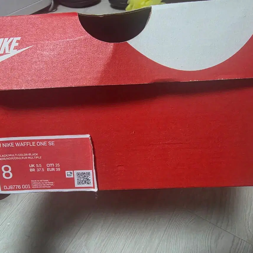 [BUNJANG] Nike Waffle One SE Black Leopard Sneakers / 나이키 우면 와플 원 SE 블랙 레오파드