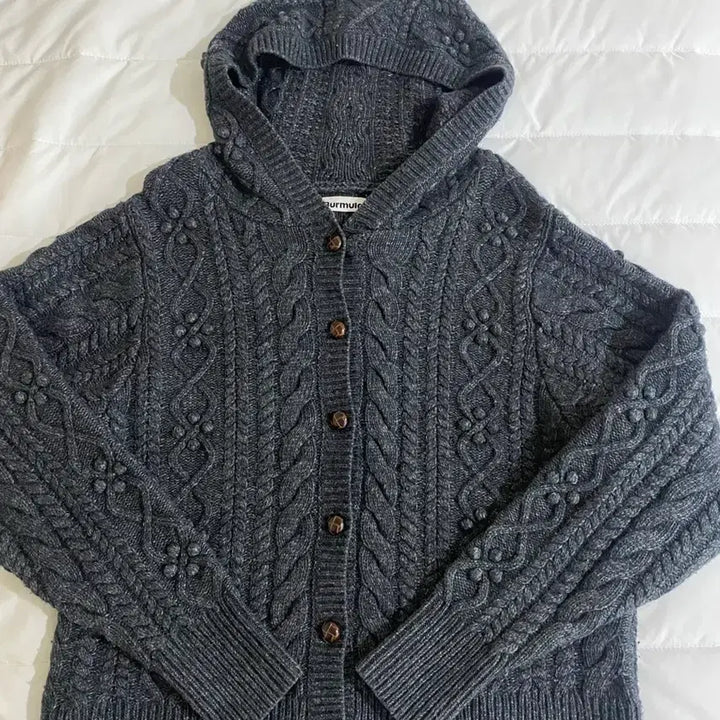 [BUNJANG] Bermuda Cable Hoodie Cardigan / 버뮬라 cable hoodie 가디건