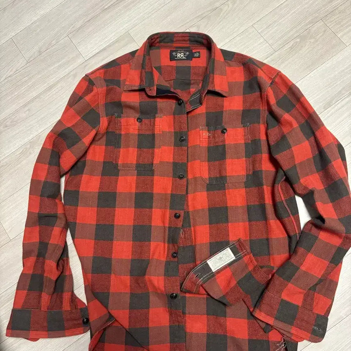 [BUNJANG] RRL Plaid Twill Work Shirt / RRL 플래드 트윌 워크셔츠