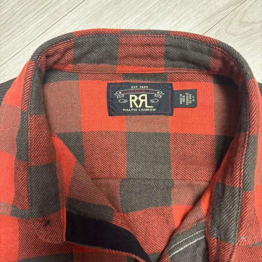 [BUNJANG] RRL Plaid Twill Work Shirt / RRL 플래드 트윌 워크셔츠