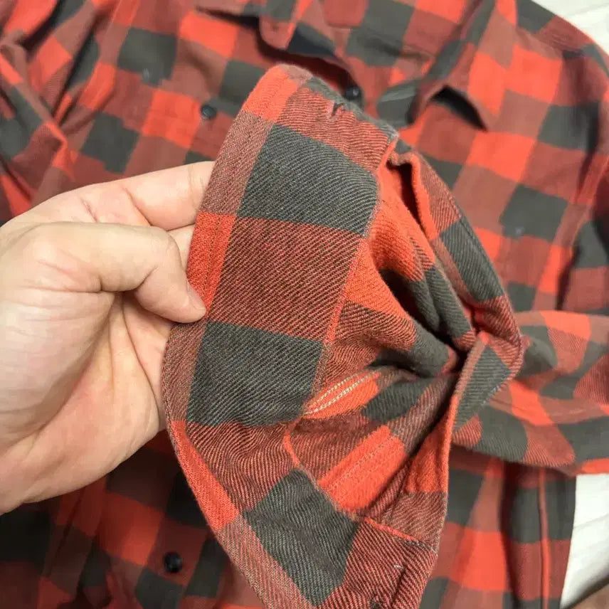 [BUNJANG] RRL Plaid Twill Work Shirt / RRL 플래드 트윌 워크셔츠
