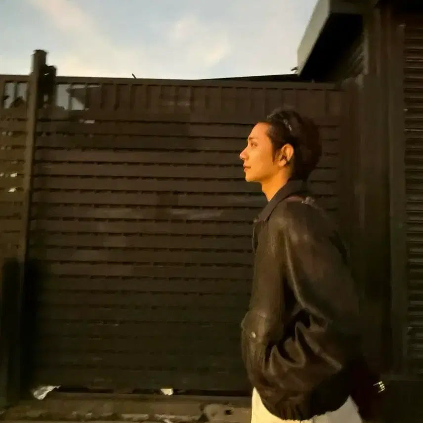 [BUNJANG] OS Recto Oversized Shearling Leather Jacket / [OS] 렉토 오버사이즈 시어링 레더 가죽 무스탕 점퍼 자켓 A2