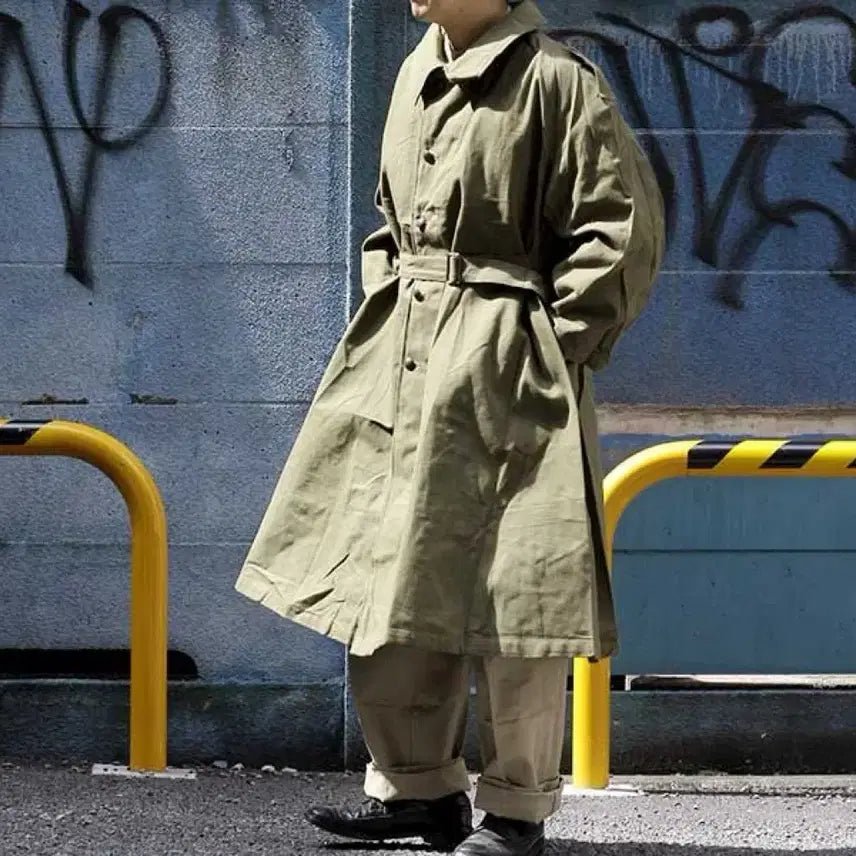 [BUNJANG] 50s M53 French Motorcycle Coat / [6] 50s m35 프렌치 모터사이클 코트