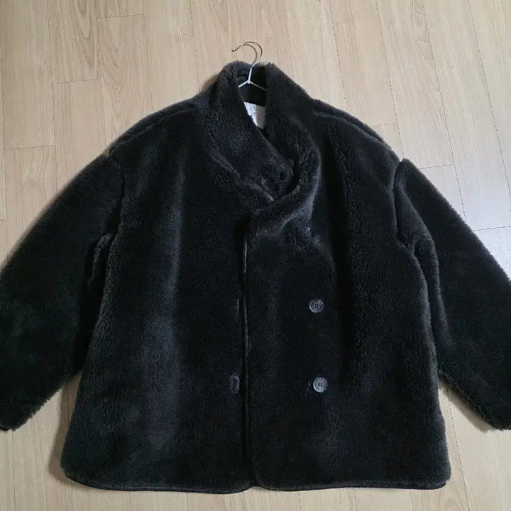 [BUNJANG] Material Lab Shearling Jacket / 머티리얼랩 양모자켓 무스탕 퍼자켓