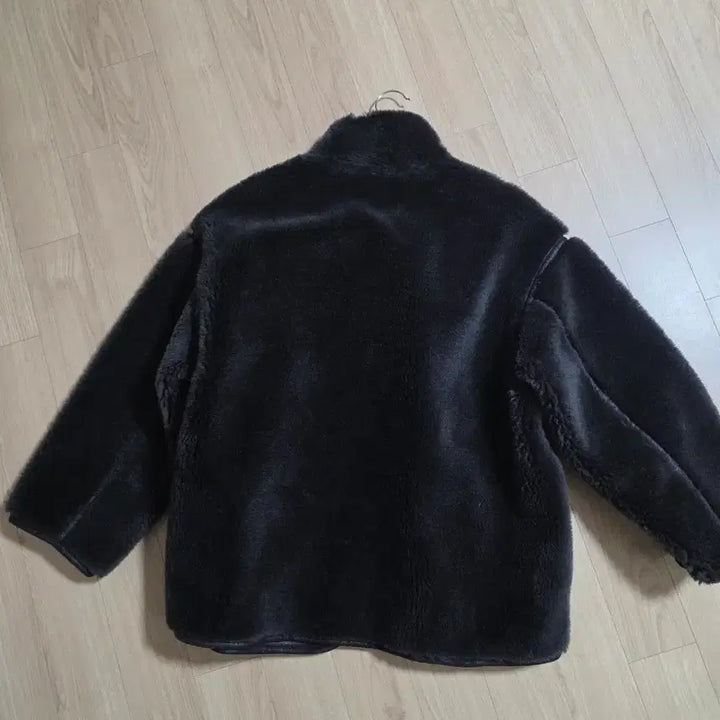 [BUNJANG] Material Lab Shearling Jacket / 머티리얼랩 양모자켓 무스탕 퍼자켓