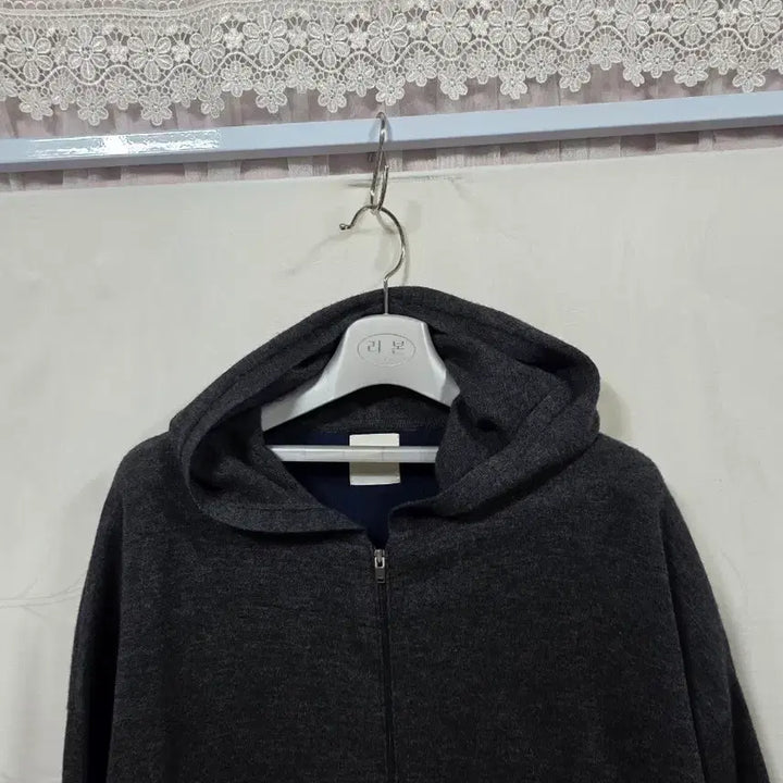 [BUNJANG] Cashmere Wool Hooded Knit Zip-up / 구호캐시미어.울 후드니트집업(free)