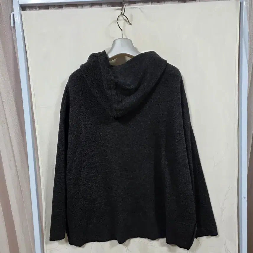 [BUNJANG] Cashmere Wool Hooded Knit Zip-up / 구호캐시미어.울 후드니트집업(free)