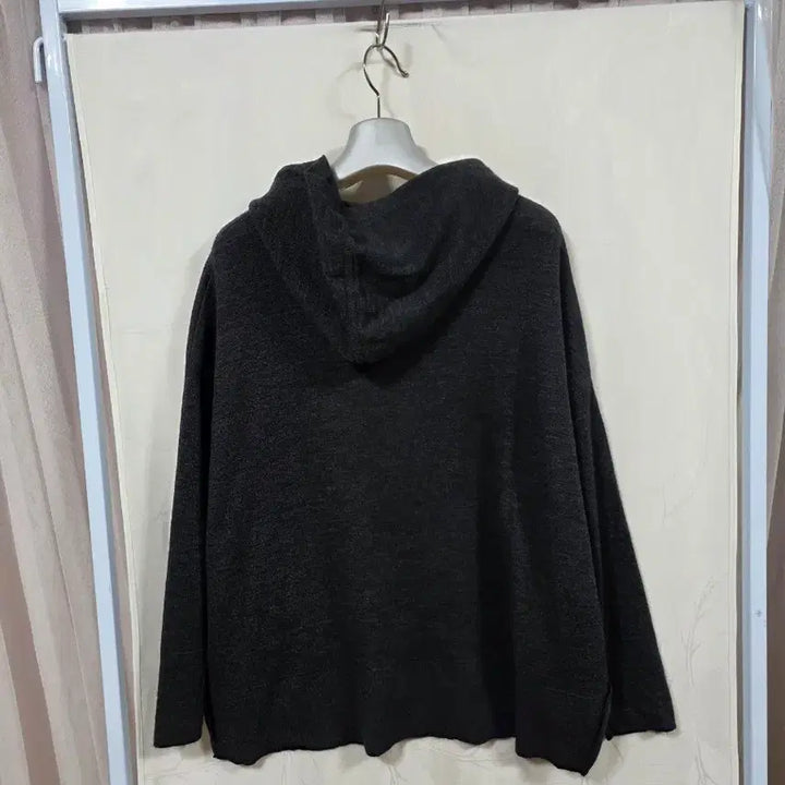 [BUNJANG] Cashmere Wool Hooded Knit Zip-up / 구호캐시미어.울 후드니트집업(free)