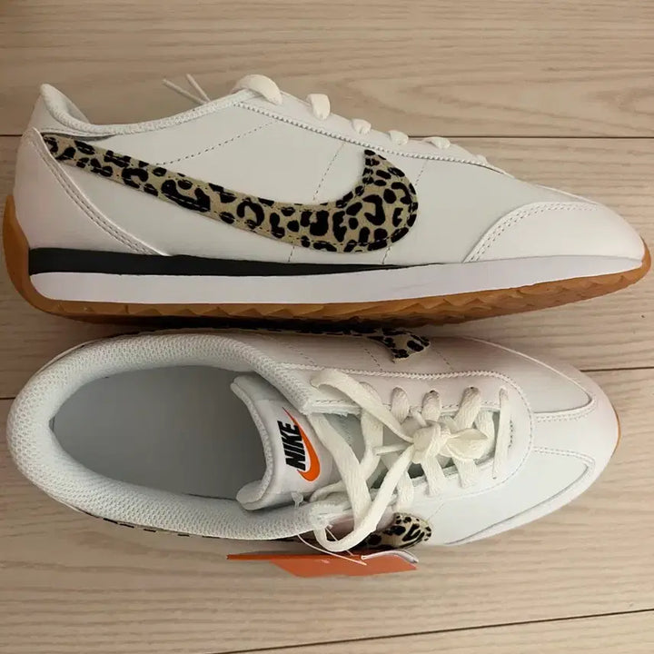 [BUNJANG] Nike Leopard 250 Sneakers / 나이키 흰색 레오파드 250새상품