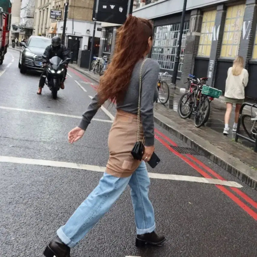 [BUNJANG] NCT Jaehyun Urban Ankle Boots (Brown) / 누트 소쟌 얼반 앵클 부츠 (브라운)