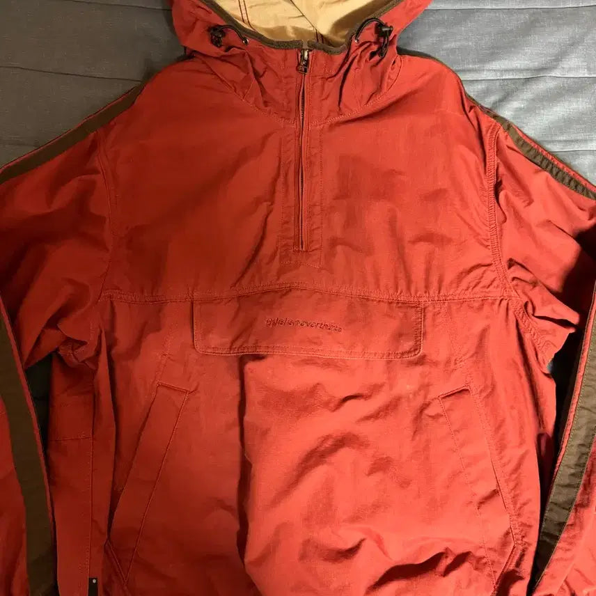 [BUNJANG] thisisneverthat Anorak Jacket Red M / 디스이즈네버댓 아노락 자켓 레드 M