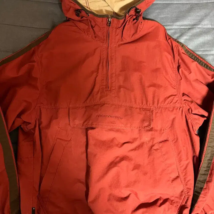 [BUNJANG] thisisneverthat Anorak Jacket Red M / 디스이즈네버댓 아노락 자켓 레드 M