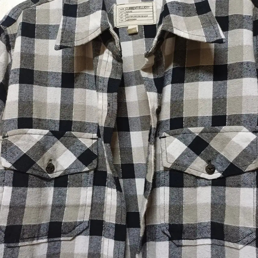 [BUNJANG] Current Elliott Checkered Shirt / 커런트엘리엇 셔츠