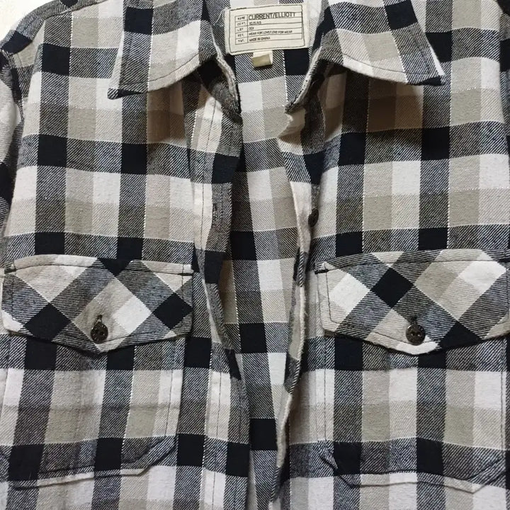 [BUNJANG] Current Elliott Checkered Shirt / 커런트엘리엇 셔츠