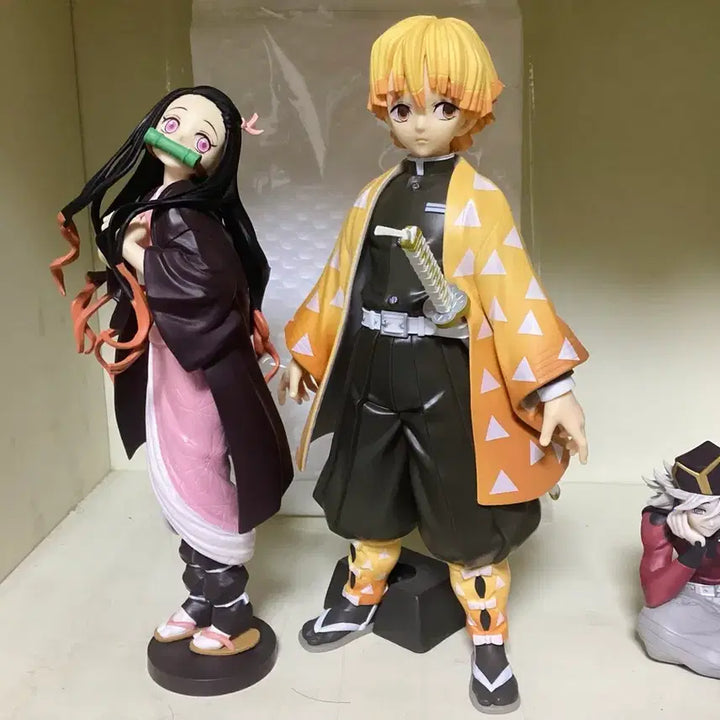 [BUNJANG] Demon Slayer Nezuko &amp; Zenitsu Bundle Set Figures / [일괄]귀멸의 칼날 피규어 네즈코 젠이츠 판매합니다
