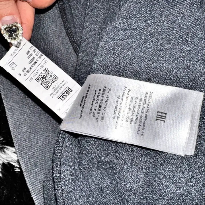 [BUNJANG] DIESEL S-MAX Overdyed Hoodie T-Shirt / DIESEL 디젤 s-max 오버다이드 후드 티셔츠