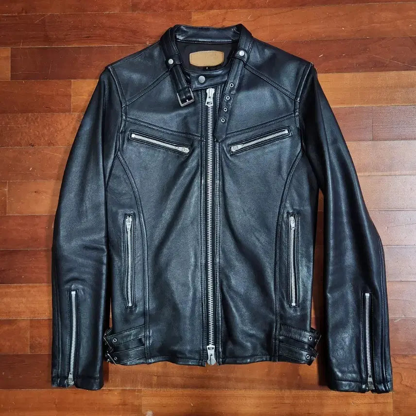 [BUNJANG] JACK ROSE Single Rider Leather Jacket / JACK ROSE 잭로즈 싱글 라이더 가죽 자켓