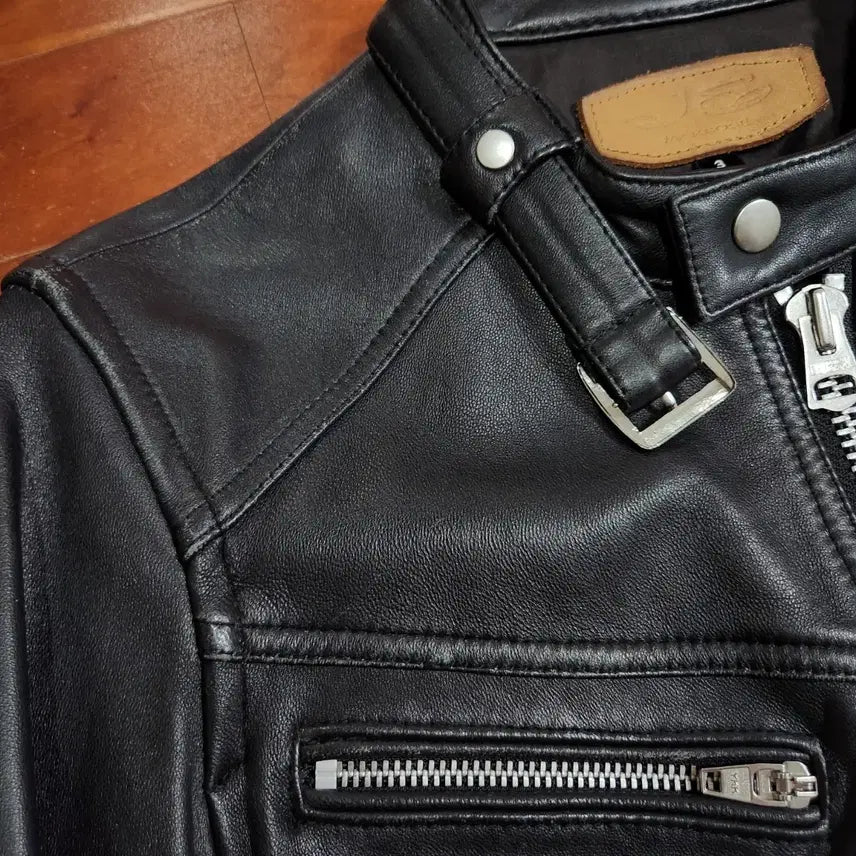 [BUNJANG] JACK ROSE Single Rider Leather Jacket / JACK ROSE 잭로즈 싱글 라이더 가죽 자켓