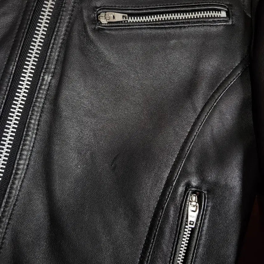 [BUNJANG] JACK ROSE Single Rider Leather Jacket / JACK ROSE 잭로즈 싱글 라이더 가죽 자켓