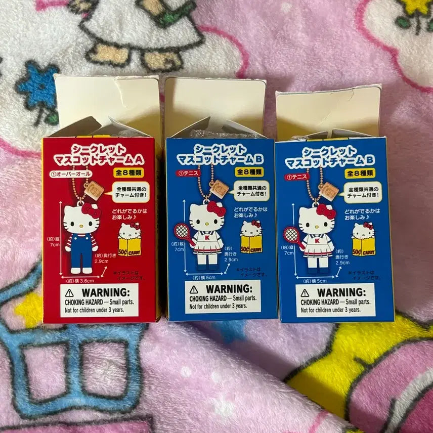[BUNJANG] Kitty 50th Anniversary Exhibition Random Keyring / 키티 50주년 전시회 랜덤 키링